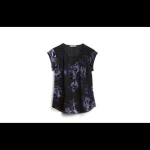 Daniel Rainn Chany Velvet Burnout Blouse